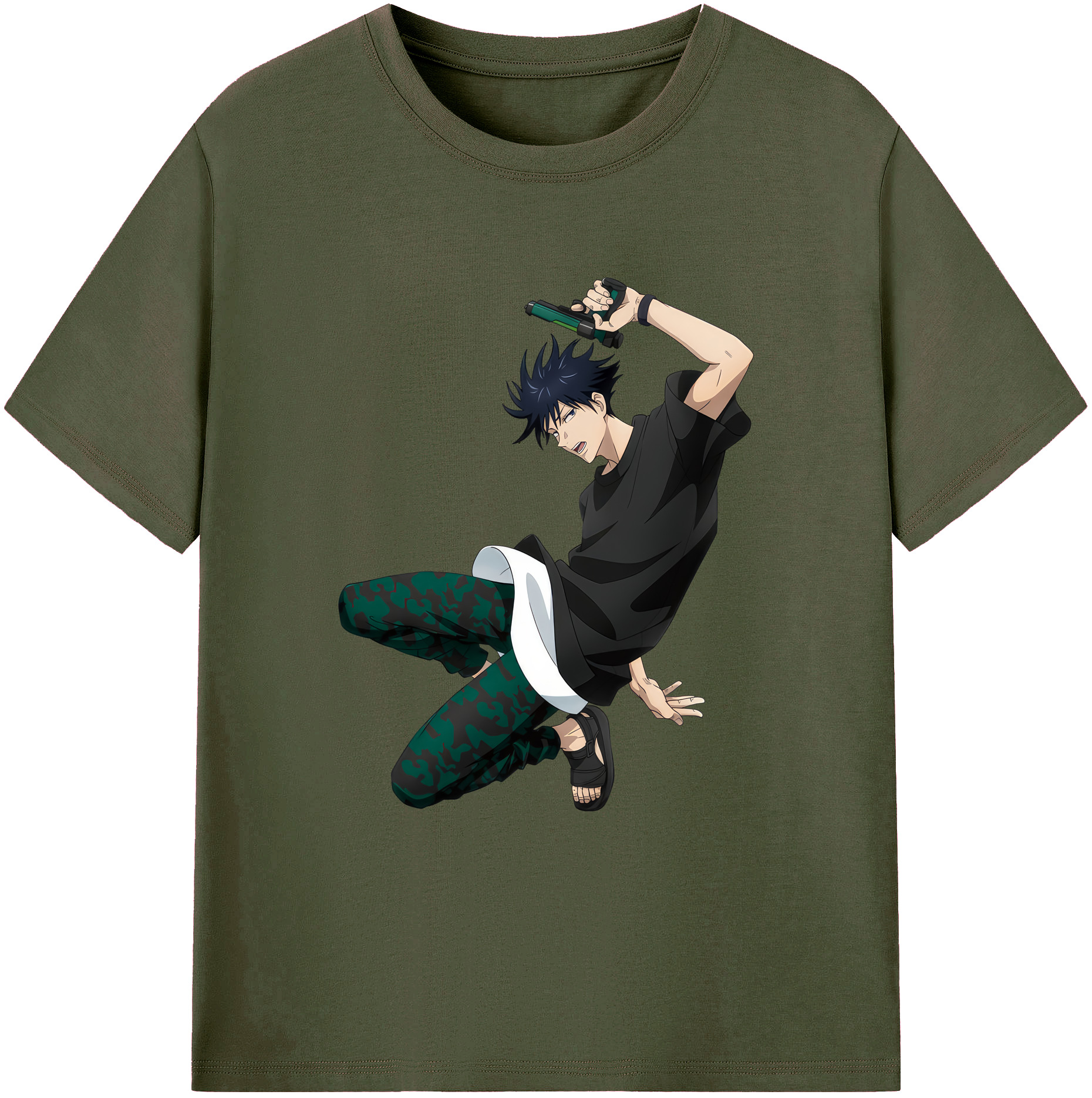 （画像用） 呪術廻戦 Jujutsu Kaisen 綿100％ メンズ半袖Tシャツ｜肌触りやわらか＆通気性